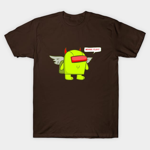 Wanna Flay T-Shirt by Yeaha